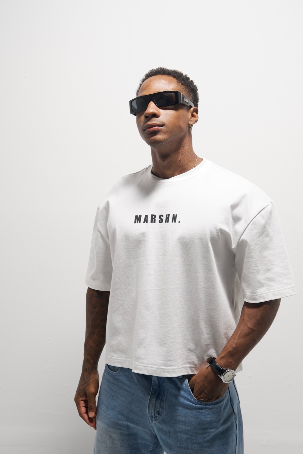 White Marshn Tee - Look 2